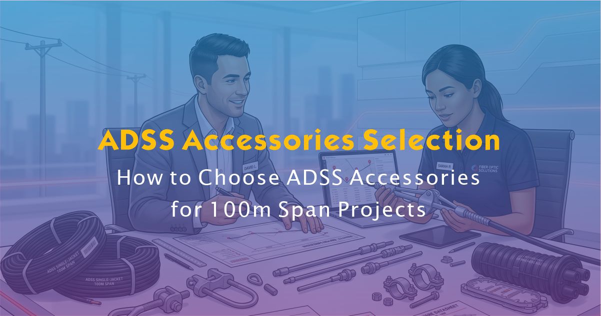 How to Choose ADSS Accessories for 100m Span Projects