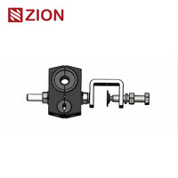 Feeder Cable Clamp, for 1x(4.8-7)+1x(15-22)mm Cable, 2Way