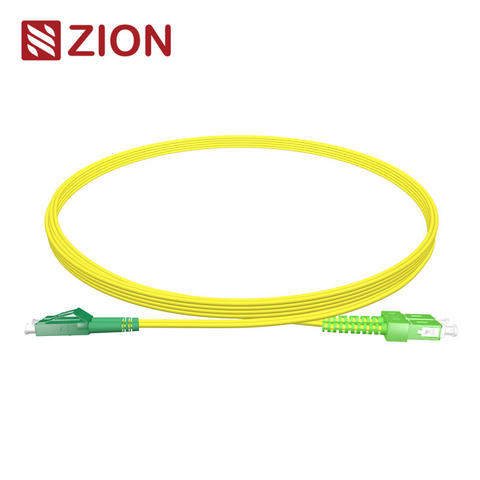 LC APC to SC APC Duplex G.652.D Single Mode PVC 2.0mm -2m(6ft) FOPC