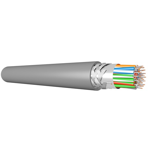 73112 RS485-RS232 Cable, 28AWG 12.5PR, Foil+Braid, PVC, 120&Omega;