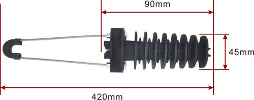 FTTX ADSS Tension Anchor Clamp ZCPGC-05