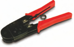 Duplex crimping tool for RJ45.