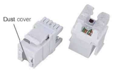 Cat.3 RJ11 (6P4C) Keystone Jack zc 1136