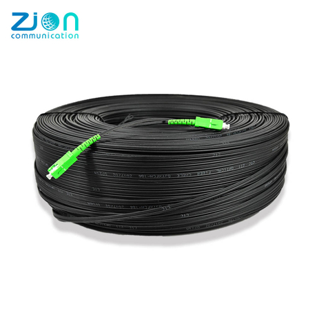 SC APC Drop Fiber Optic Cable PatchCords SC to SC Simplex G.657.A1 or ...