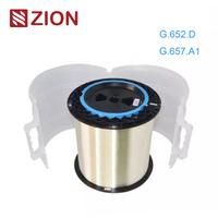 Monomode fibra óptica fiber optical fiber single mode G.652.D G.657.A1 fibre