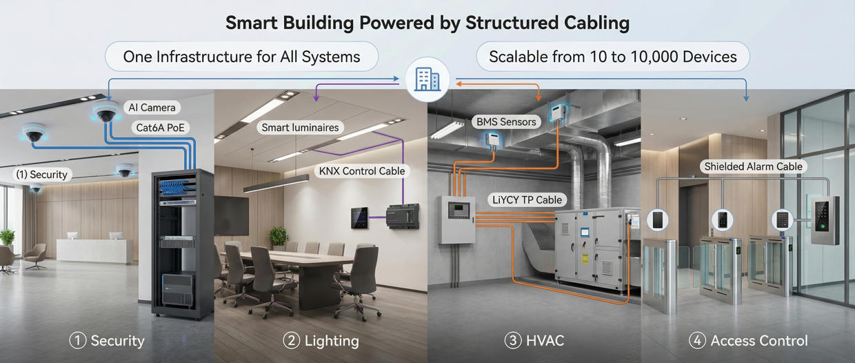 Smart Building Powered by Structured Cabling 