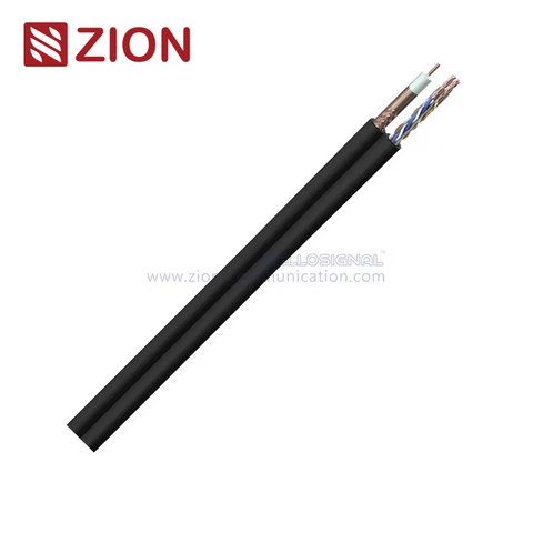 CAT 6 + RG6(TV100) Coax PE fig 8 cable MCC23 Media Composite Cable