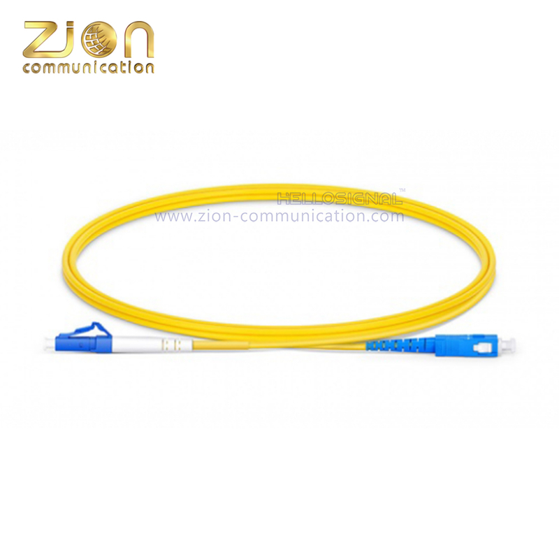 LC UPC to SC UPC Simplex OS2 Fiber Patch Cord 