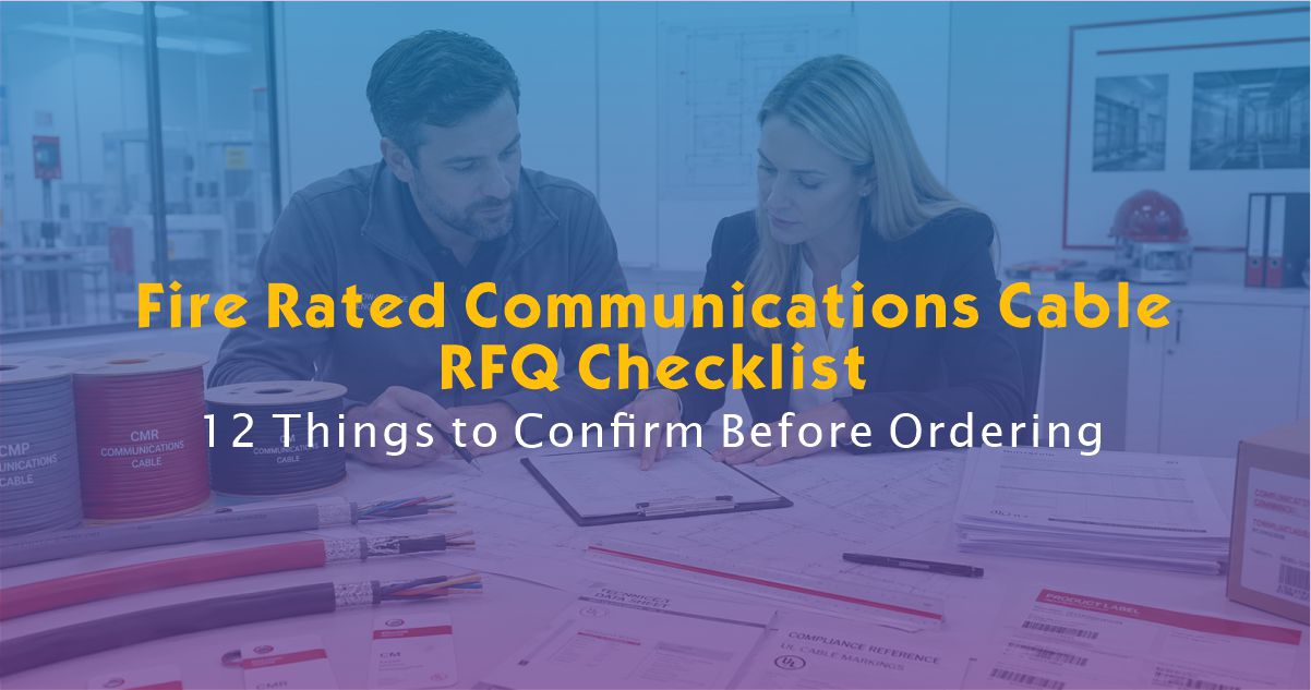 Fire Rated Communications Cable RFQ Checklist: 12 Things to Confirm Before Ordering