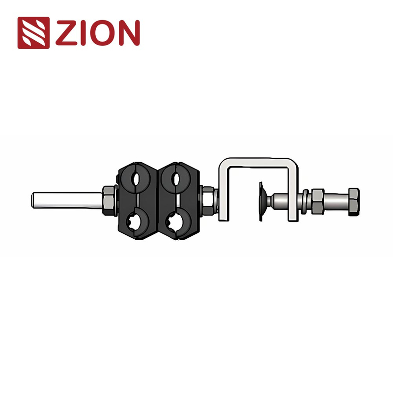 Feeder Cable Clamp, for 2x(4.8-7)+2x(8-10)mm Cable, 4Way