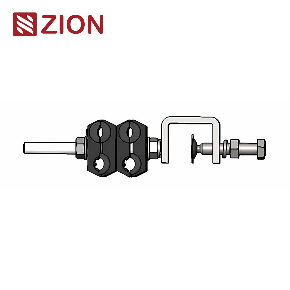 Feeder Cable Clamp, for 2x(4.8-7)+2x(8-10)mm Cable, 4Way