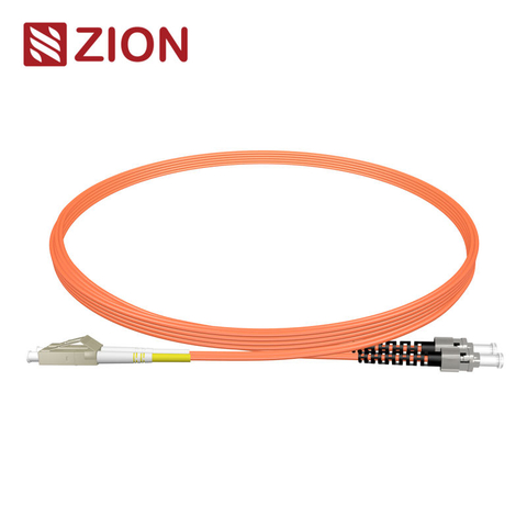 LC APC to ST UPC Duplex OM1 Multimode PVC 2.0mm -2m(6ft) FOPC
