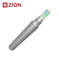 RS485 Amour Cable, 24AWG 4P, Foil+Braid, LSZH/SWB/LSZH, 120Ω