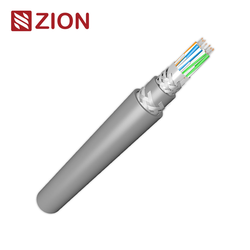 RS485 Amour Cable, 24AWG 4P, Foil+Braid, LSZH/SWB/LSZH, 120Ω
