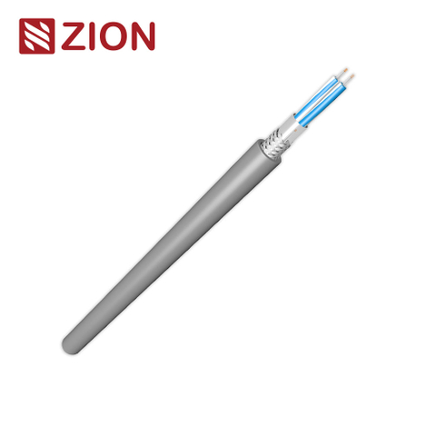 RS485 Cable, 24AWG 1P, Foil+Braid, PVC CMP, 120Ω