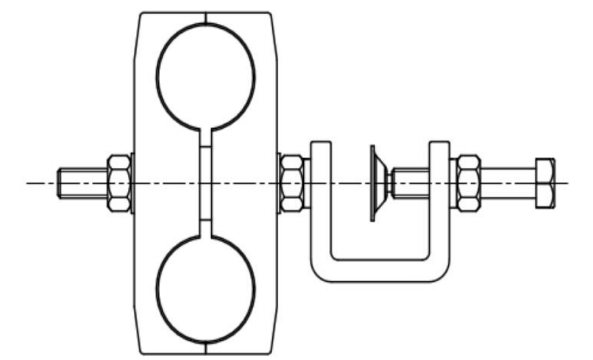 Feeder Cable Clamp-for 1 14 Cable-2way1