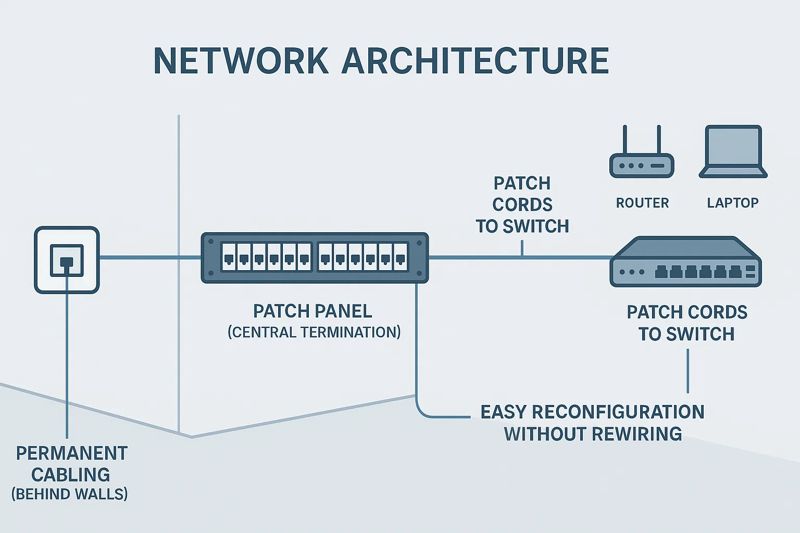 How Patch Panels Function in Network Architecture