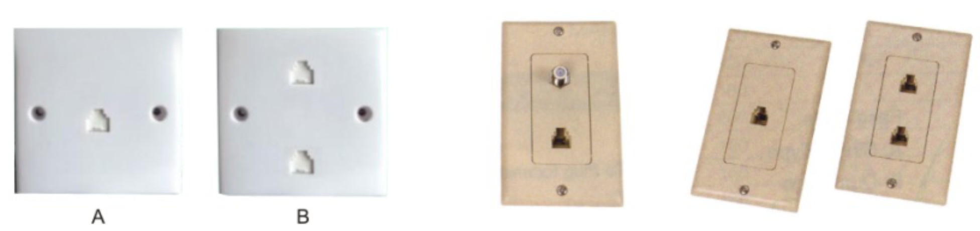 ZC-FP-001,1229,1230 Telephone Face plate