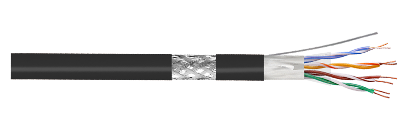 NO.7112121 SFUTP CAT 5E BC PE