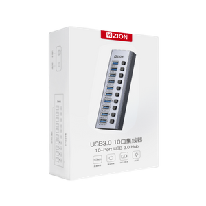 NO.ZCF119-10-Port USB 3.0 Hub