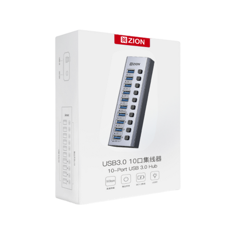 NO.ZCF119-10-Port USB 3.0 Hub