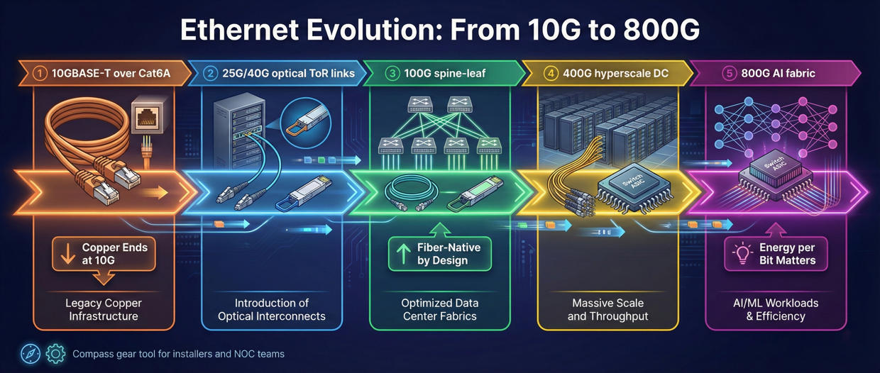 Ethernet EvolutionFrom 10G to 800G