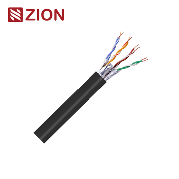 Outdoor U/FTP CAT6A 23AWG PE Ethernet Cable | Class EA 10G LAN