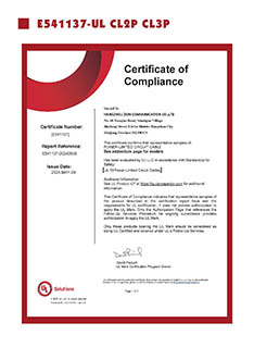 E541137 UL CL2P CL3P