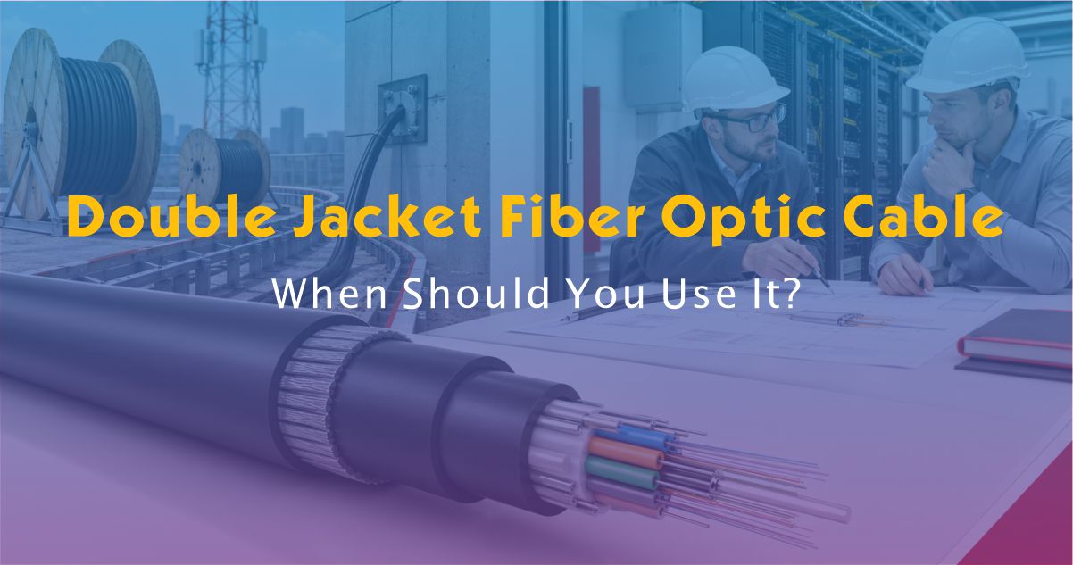 Double Jacket Fiber Optic Cable: When Should You Use It?