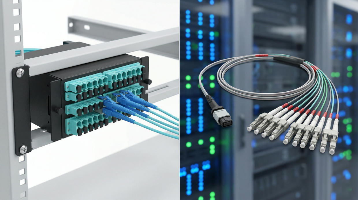 MPO Cassette vs MPO Breakout Cable