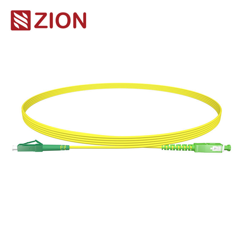 LC APC to SC APC Simplex G.652.D Single Mode PVC 2.0mm -1m(6ft) FOPC