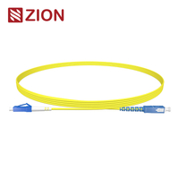 LC UPC to SC UPC Simplex G.652.D Single Mode PVC 2.0mm -2m(6ft) FOPC