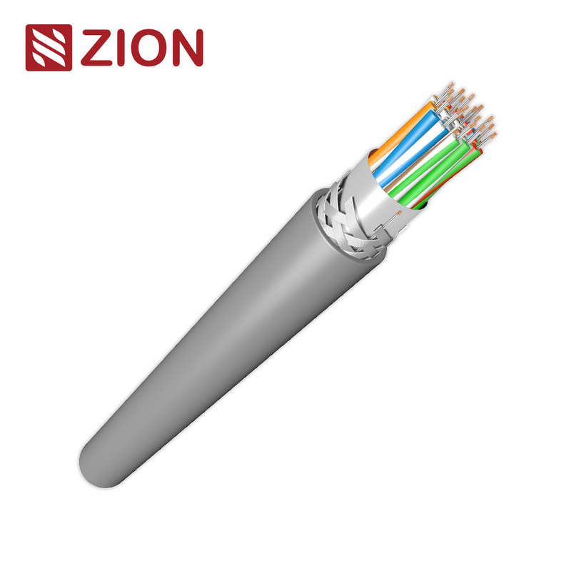 RS485/232 Cable, 28AWG 8PR, Foil+Braid, PVC, 120Ω
