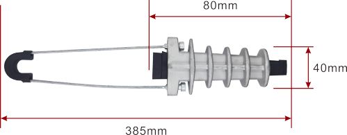 FTTX ADSS Tension Anchor Clamp ZCPGC-06