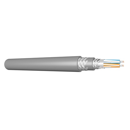 732026 RS485 Amour Cable, 24AWG 2P, Foil+Braid, LSZH-SWB-LSZH, 120&Omega;
