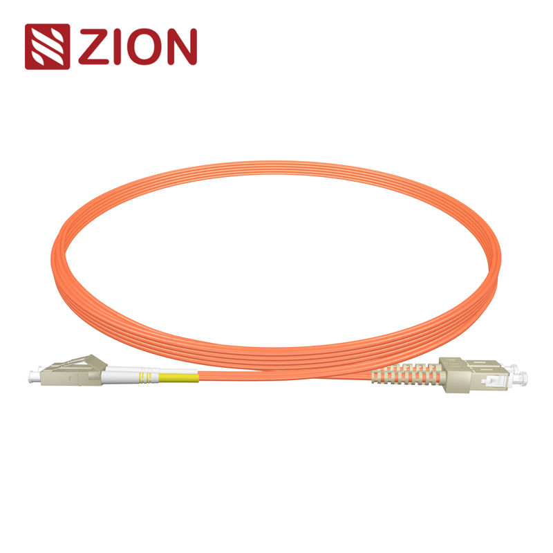 LC UPC to SC UPC Duplex OM2 Fiber Patch Cord 
