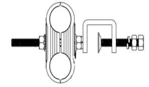 Feeder Cable Clamp-for 78 Cable-2way1