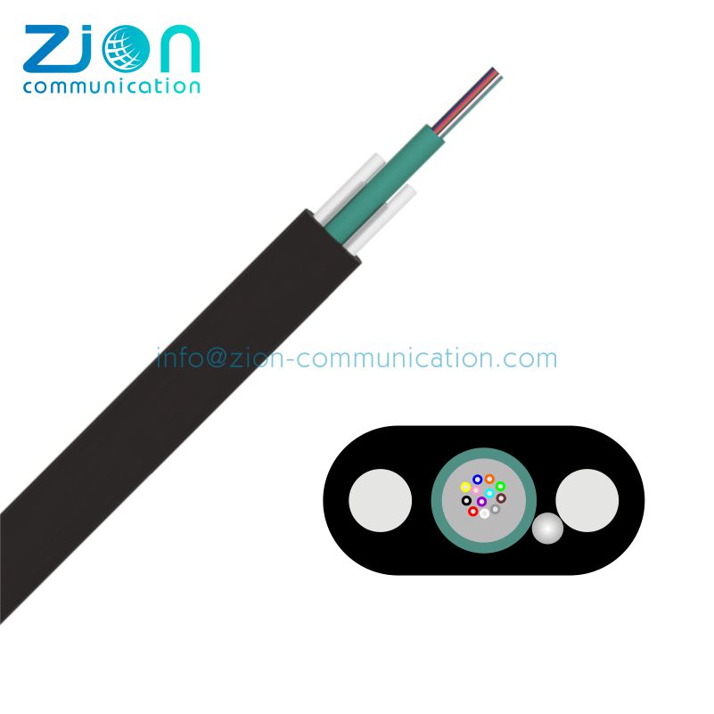 GYFXBY Flat-shape & Self-supporting Uni-tube Fiber Optic Cable