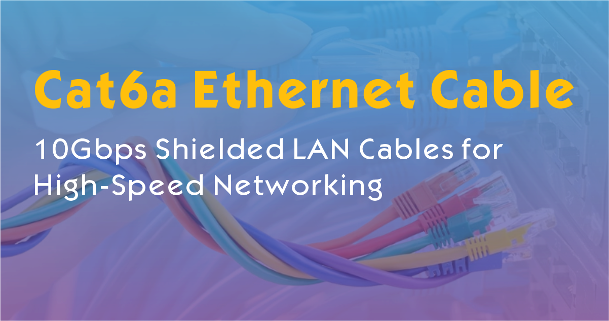 Cat6a Ethernet Cable：10Gbps Shielded LAN Cables for High-Speed Networking