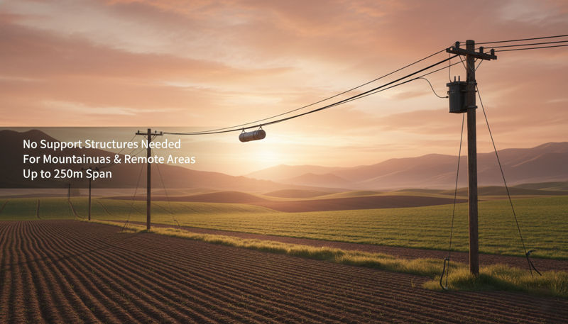 FTTH for Long-Span Aerial Rural Deployment