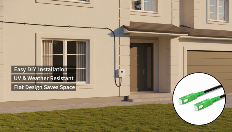 FTTH for Suburban Residential Houses