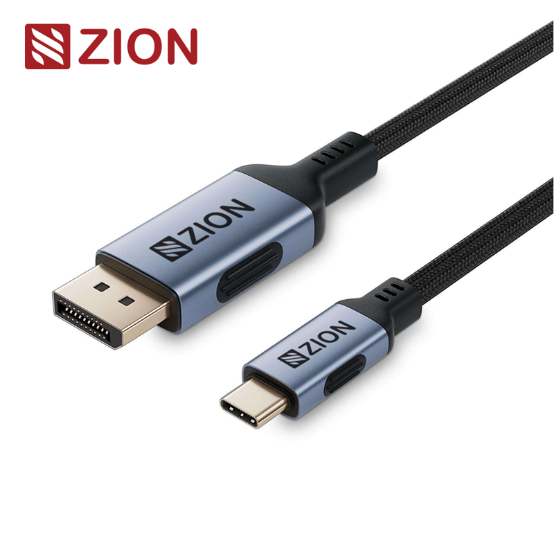 NO.ZCA144-8K Single Transfer DP 1.4 Aluminum Alloy Type-C/DP Cable