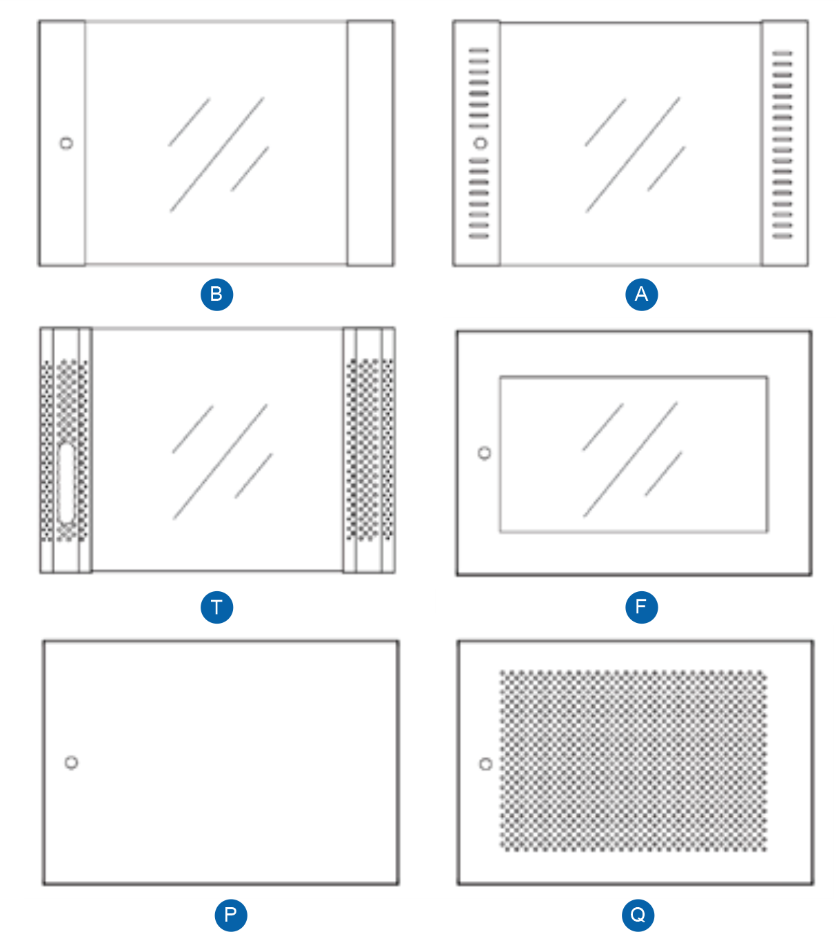 NC01 wall mount rack door2 