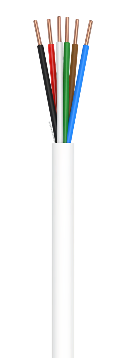 18AWG 6C SOL Unshielded Plenum