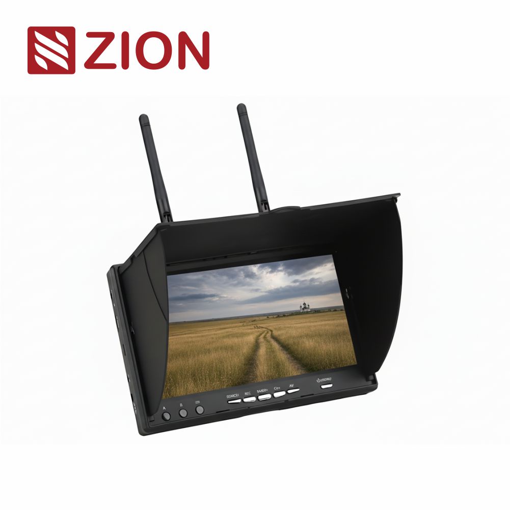 7-Inch FPV Handheld Screen 5802S | Fiber-Optic Ground-End Monitor