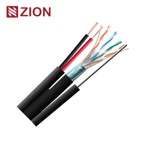 FTP CAT5E 5E 4P+2/0.75+Messenger