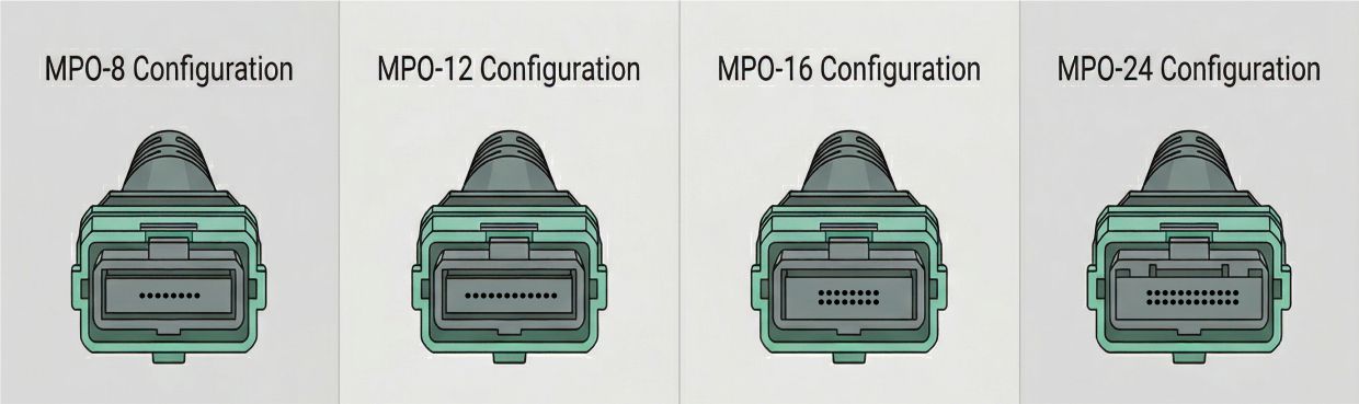 Choose by MPO fiber count