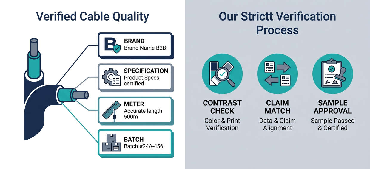 Cable Printing Verification Checklist for OEM Buyers