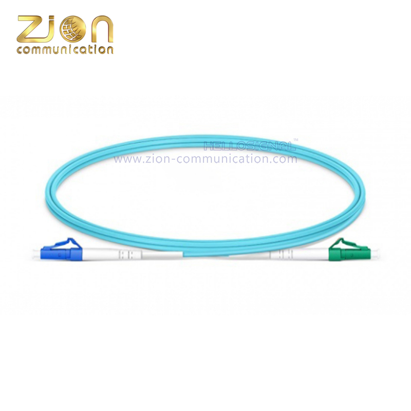 LC UPC to LC APC Simplex OM3 Fiber Patch Cord 