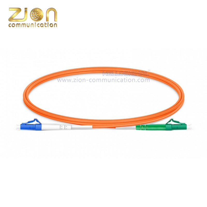 LC UPC to LC APC Simplex OM2 Fiber Patch Cord 